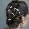 bridal hair pins set, hair pins, crystal hair pins, hair comb, bridal hair accessory, wedding accessory, twigs and honey, crystals