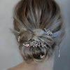 bridal hair pins set, hair pins, crystal hair pins, hair comb, bridal hair accessory, wedding accessory, twigs and honey, crystals