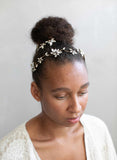 bridal headpiece, crystal bridal headpiece, crystals, bridal hair accessory, headpiece, twigsandhoney, twigs and honey