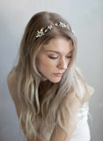 bridal headpiece, crystal bridal headpiece, crystals, bridal hair accessory, headpiece, twigsandhoney, twigs and honey