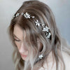 Crystal wavy burst headpiece - Style #919