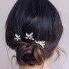 crystal hair pins, crystal pins, bridal hair pins, set of hair pins, crystals, twigs and honey, bridal hair accessories