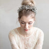 bridal tiara, bridal crown, wedding hair adornment, floral tiara, headpiece, flower crown, twigs and honey