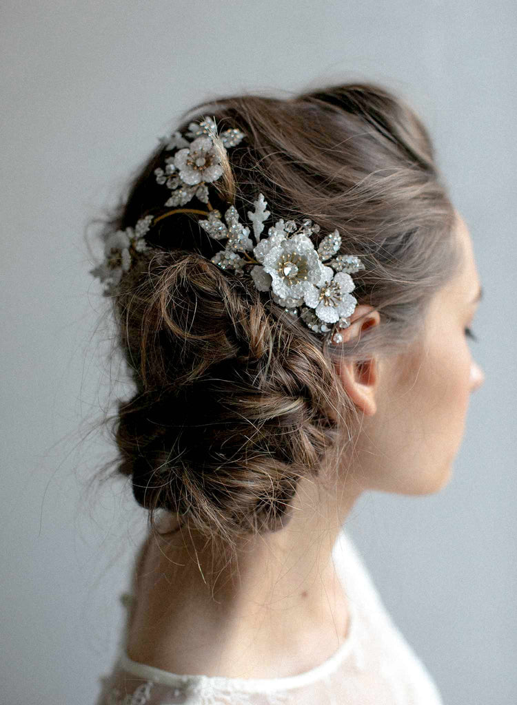 Crystal encrusted branch headpiece - Style #928