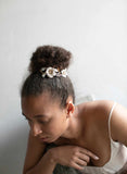 crystal encrusted headpiece, crystal bridal headpiece, bridal floral hair accessory, crystals, floral hair accessory, twigs and honey
