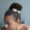 crystal encrusted headpiece, crystal bridal headpiece, bridal floral hair accessory, crystals, floral hair accessory, twigs and honey