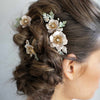 floral bridal headpiece, blush floral hair combs, bridal hair combs, hair pins, hair combs, bridal hair accessory, twigs and honey