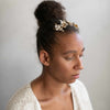 bridal headpiece, patina headpiece, crystals, twigs and honey, wedding headpiece, bridal hair accessory
