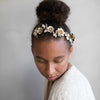 bridal headpiece, patina headpiece, crystals, twigs and honey, wedding headpiece, bridal hair accessory