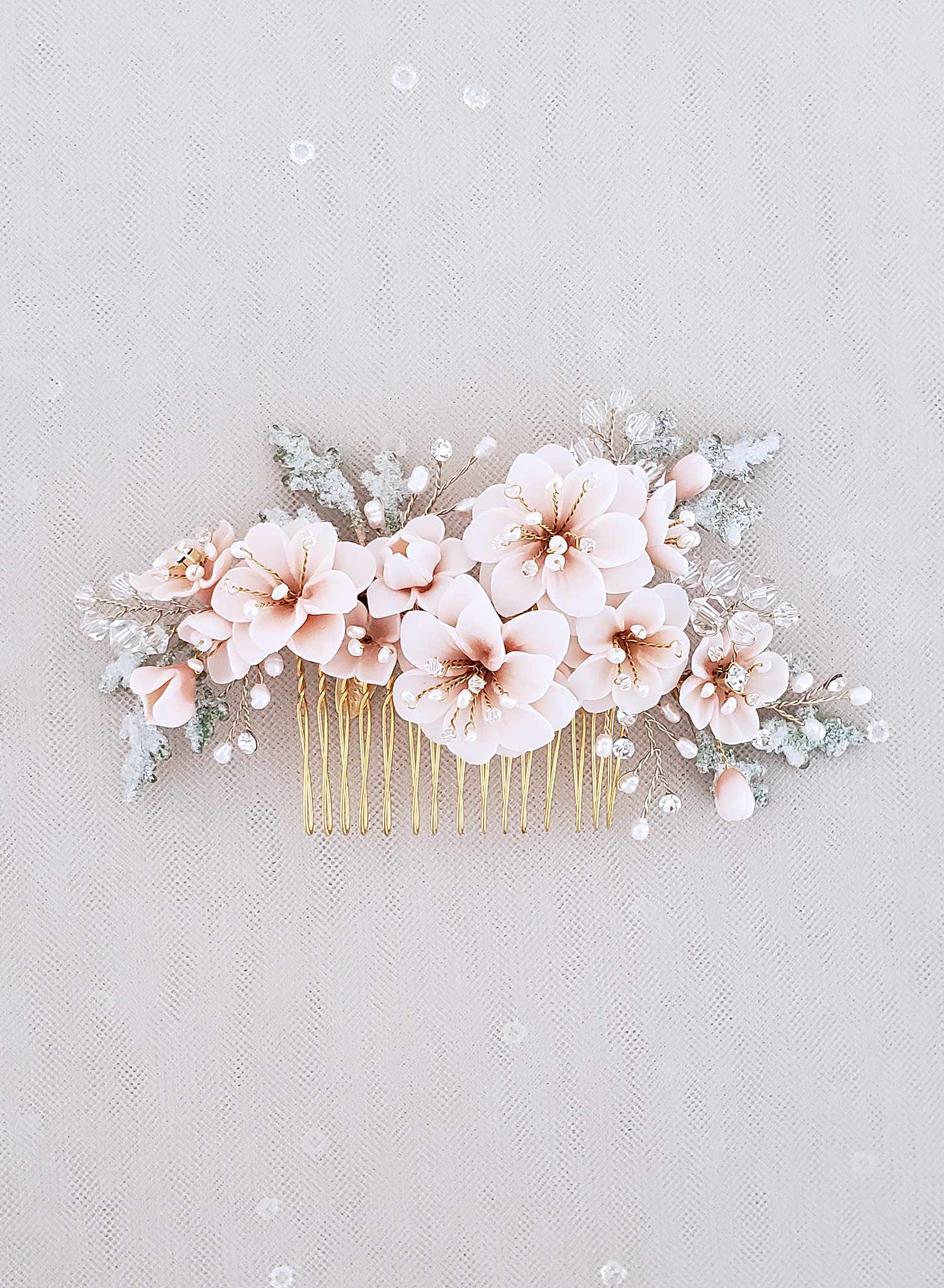 Blossom garden hair comb - Style #940