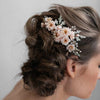 bridal hair comb, hair comb, bridal hair accessory, floral hair comb, floral bridal accessory, twigs and honey