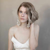 bridal earrings, floral earrings, bridal jewelry, jewelry, earrings, bridal accessory, twigs and honey
