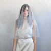 pearl veil, bridal veil, wedding veil, pearl wedding veil, fingertip veil, ivory veil, twigs and honey