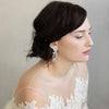earrings, bridal earrings, crystal bridal earrings, wedding accessory, twigs and honey, bridal jewelry