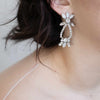 earrings, bridal earrings, crystal bridal earrings, wedding accessory, twigs and honey, bridal jewelry
