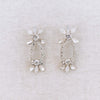 earrings, bridal earrings, crystal bridal earrings, wedding accessory, twigs and honey, bridal jewelry