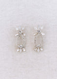 earrings, bridal earrings, crystal bridal earrings, wedding accessory, twigs and honey, bridal jewelry