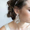 bridal earrings, bridal jewelry, crystal bridal earrings, twigsandhoney, bridal jewelry, wedding jewelry