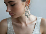 bridal earrings, bridal jewelry, crystal bridal earrings, twigsandhoney, bridal jewelry, wedding jewelry