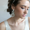 bridal earrings, bridal jewelry, crystal bridal earrings, twigsandhoney, bridal jewelry, wedding jewelry