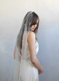 bridal veils, pearl and sequin veil, pearl veil, twigs and honey, wedding veil