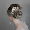 bridal floral hair comb, handmade, twigs and honey, wedding