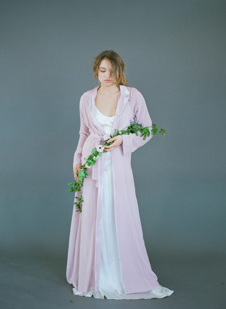 Foliosa - Velvet robe - Style # 2101
