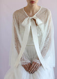 Gardenia - Sheer lace cape - Style # TH015