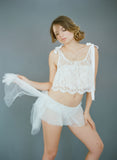 Hydrangea - Blousy babydoll top - Style # TH021