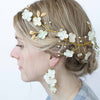 Hydrangea and pearl hair vine - Style #9035