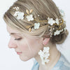 Hydrangea and pearl hair vine - Style #9035