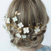 Hydrangea and pearl hair vine - Style #9035