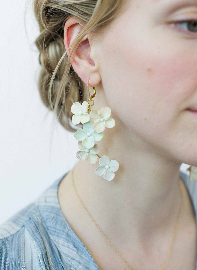 Hydrangea earrings - Style #9039
