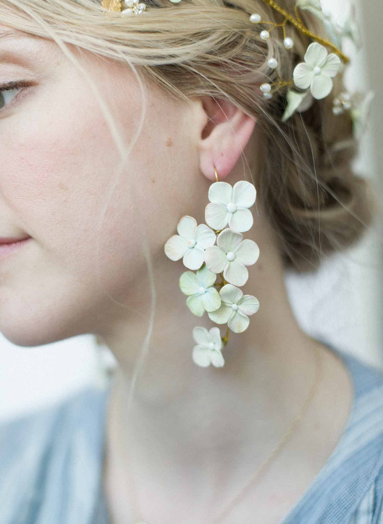 Hydrangea earrings - Style #9039