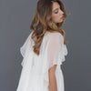 Poppy - Hi-low silk chiffon capelet - Style #TH016