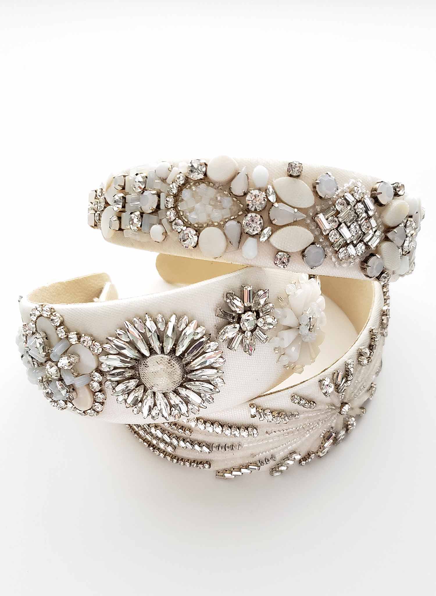 Crystal swirl bridal headband - Style #2182