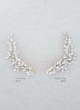 Crystal dove wing hairclip - Style #916