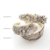 embroidered bridal crystal headband by twigs & honey