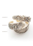 embroidered bridal crystal headband by twigs & honey